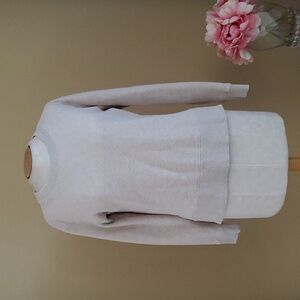 Kirkland Signature Ladies Fleece Crewneck Sweatshirt Beige Small